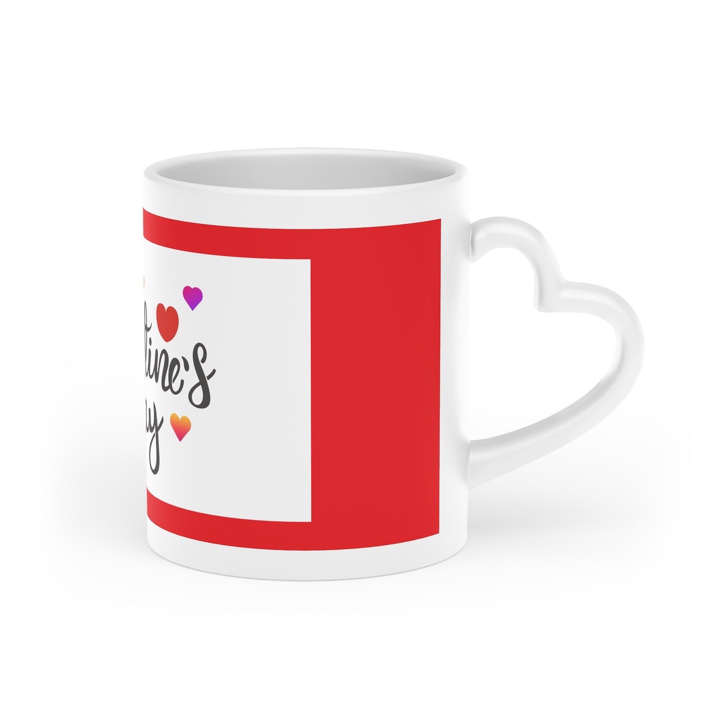 Heart-Shaped Mug — Valentine’s Coffee Cup