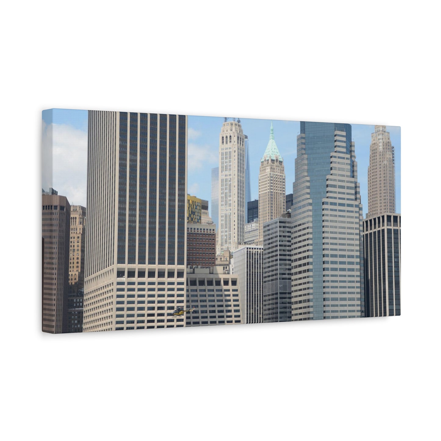New York City Skyline Matte Canvas Print, Modern Manhattan Architecture Wall Art, Home Decor, Wall Decor