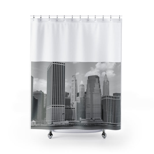 Shower Curtains, New York Skyline Design, Home Decor,