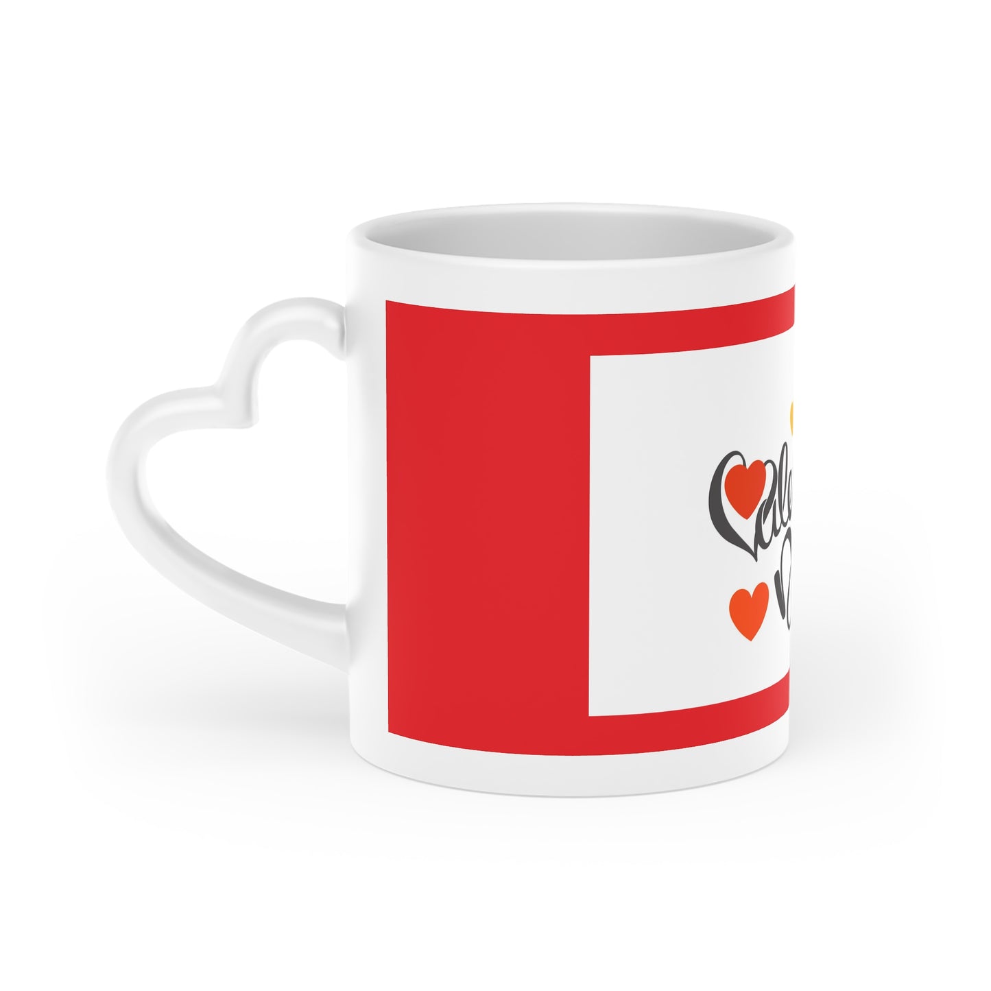 Heart-Shaped Mug — Valentine’s Coffee Cup
