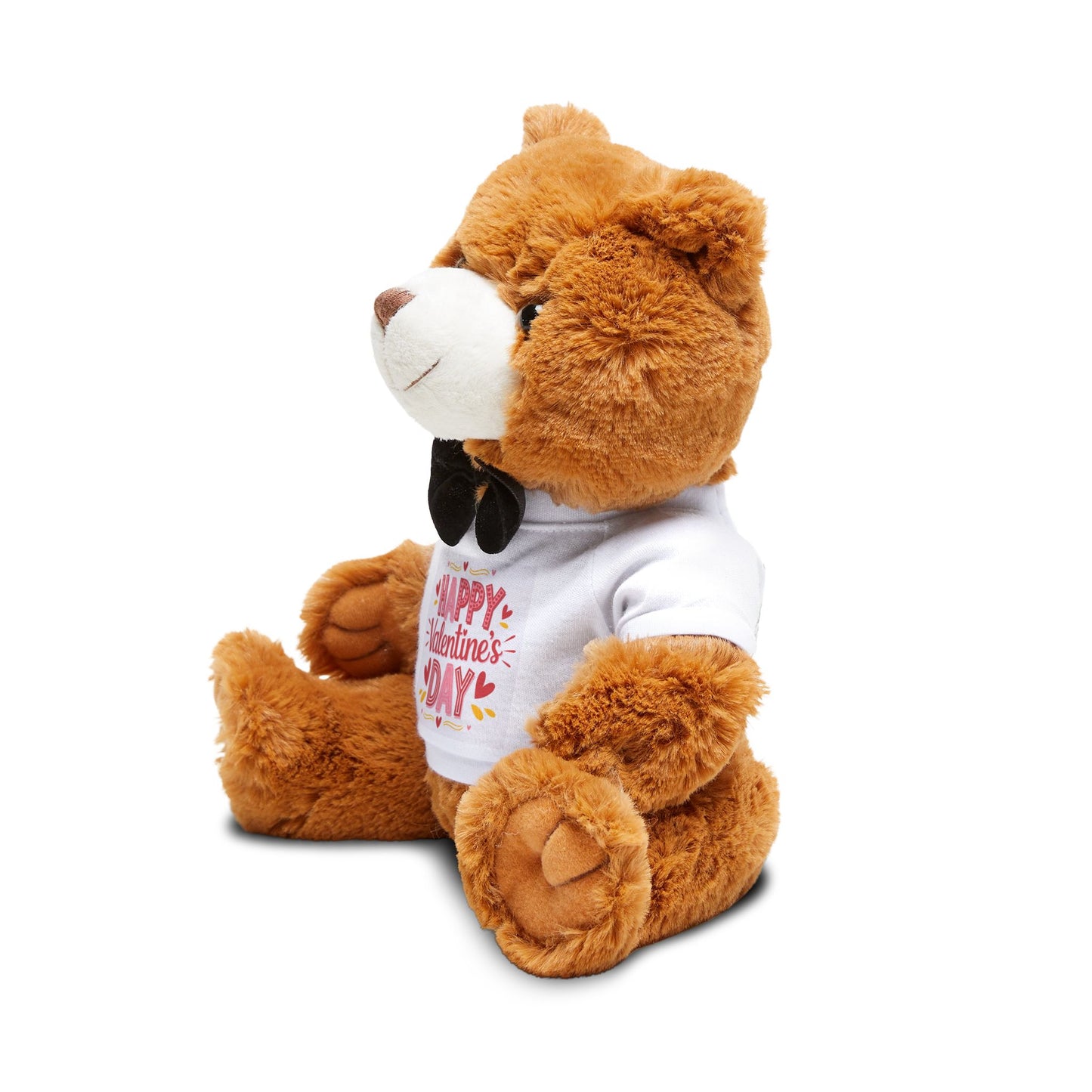 Valentine's Day Teddy Bear with 'Happy Valentine's Day' T‑Shirt