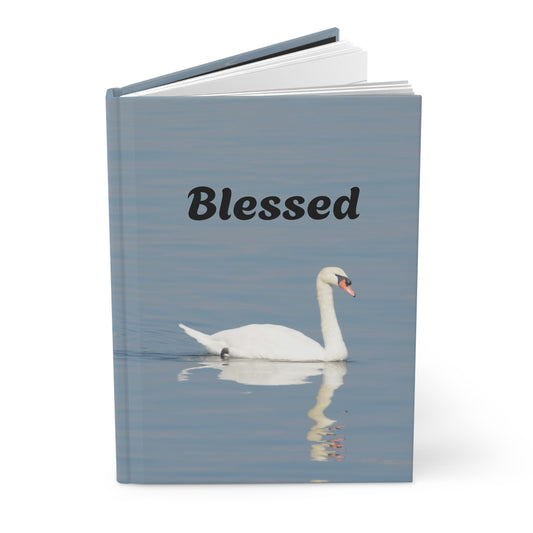 Blessed Hardcover Journal Matte, Holiday Gift, Christian Hardcover Journal Matte, Religious Writing Diary Notebook, Faith Scripture