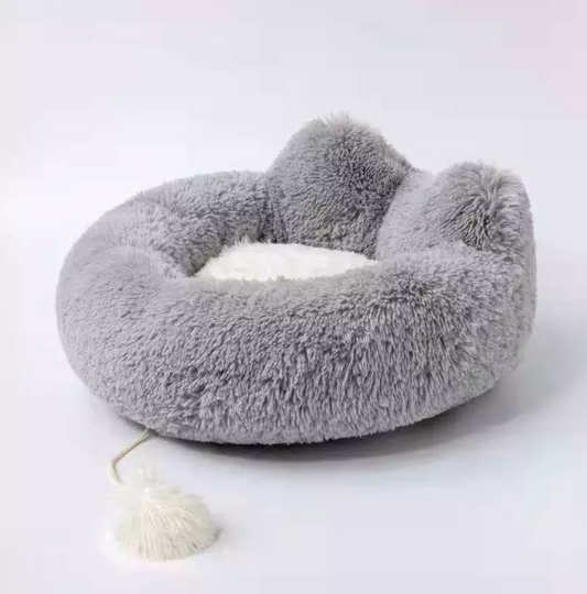 Cozy Plush Pet Bed, Small Dog Bed, Trending, Non Slip Pet Bed, Cute Dog Bed, Cute Cat Bed